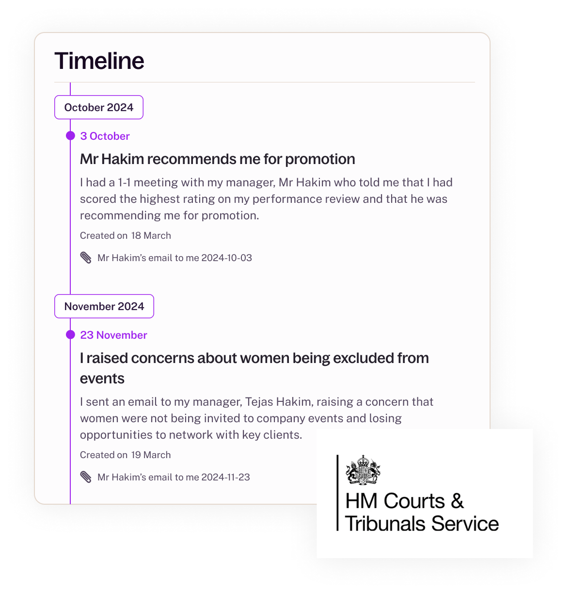 Bullying at work Timeline